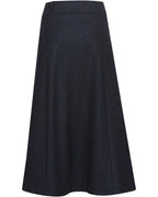 Highmoor Flared tweed skirt (Marine)
