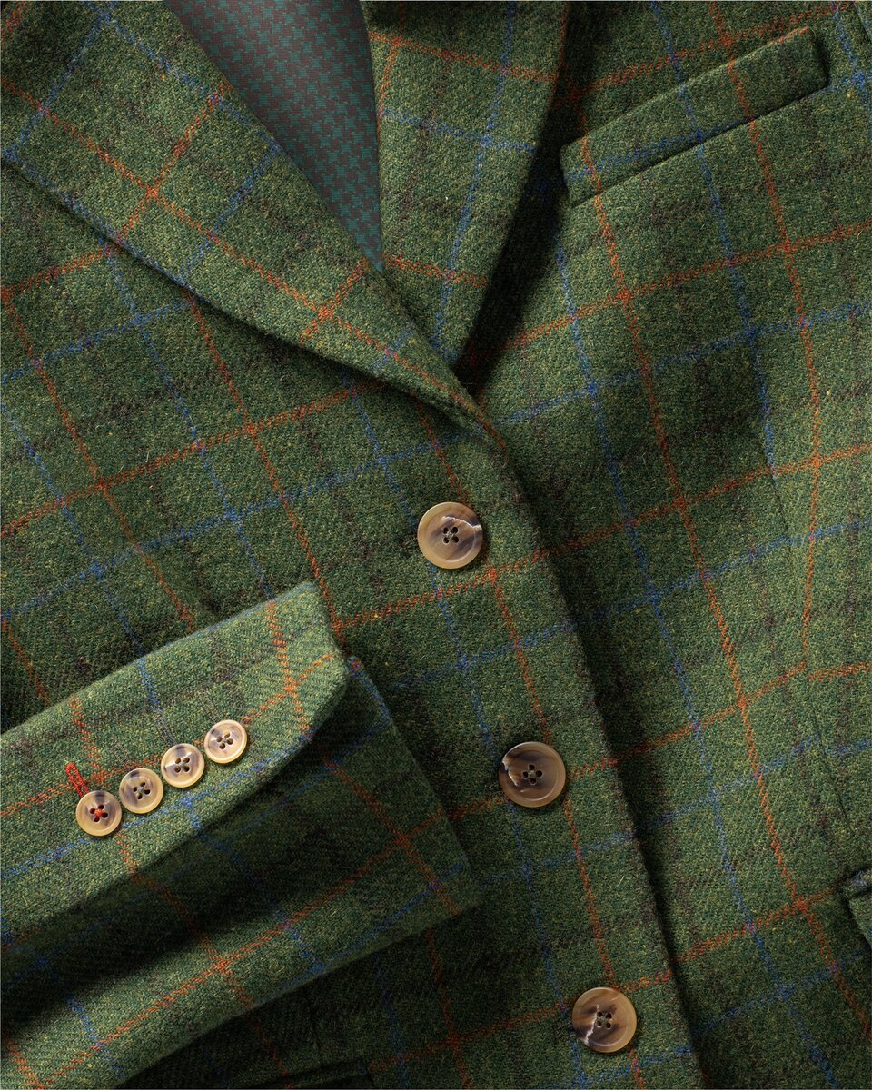 Highmoor Tweed blazer (Green/Blue/Brown)
