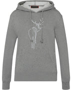 Reitmayer Sweatshirt hoodie with deer print (Gray)