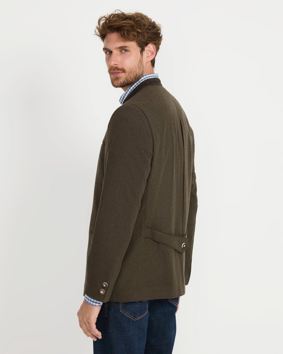 Luis Steindl Herringbone jacket (Olive)