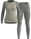 Odlo Women's underwear set Active Warm Eco (Green)