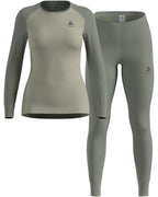 Odlo Women's underwear set Active Warm Eco (Green)