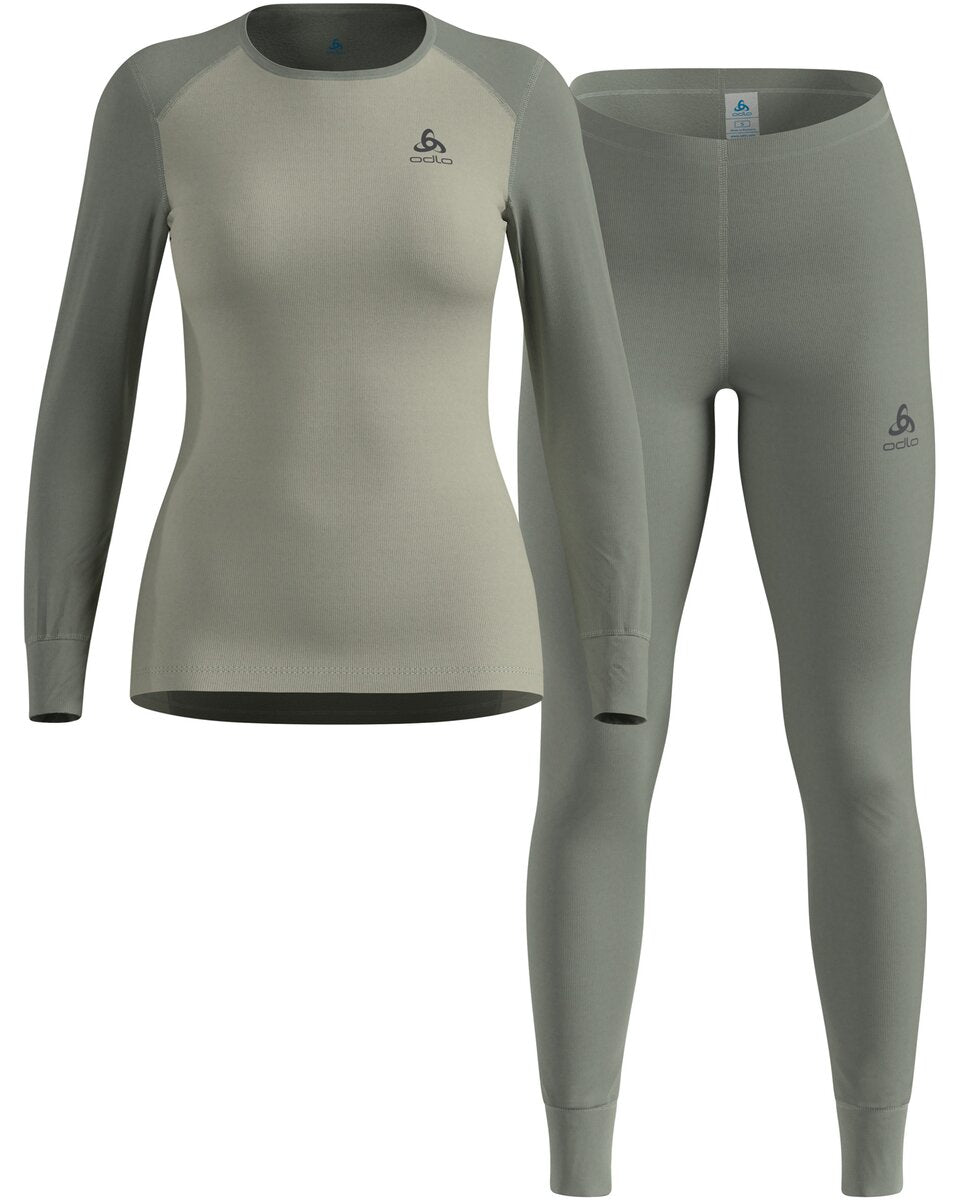 Odlo Women's underwear set Active Warm Eco (Green)