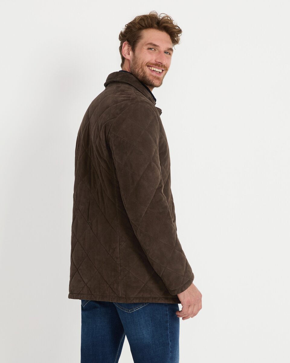 Reitmayer Quilted leather jacket (Brown)