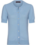 Reitmayer Short-sleeved cardigan (Pastel blue)
