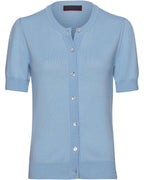 Reitmayer Short-sleeved cardigan (Pastel blue)