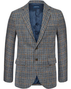 Highmoor Houndstooth jacket (Gray-Blue)