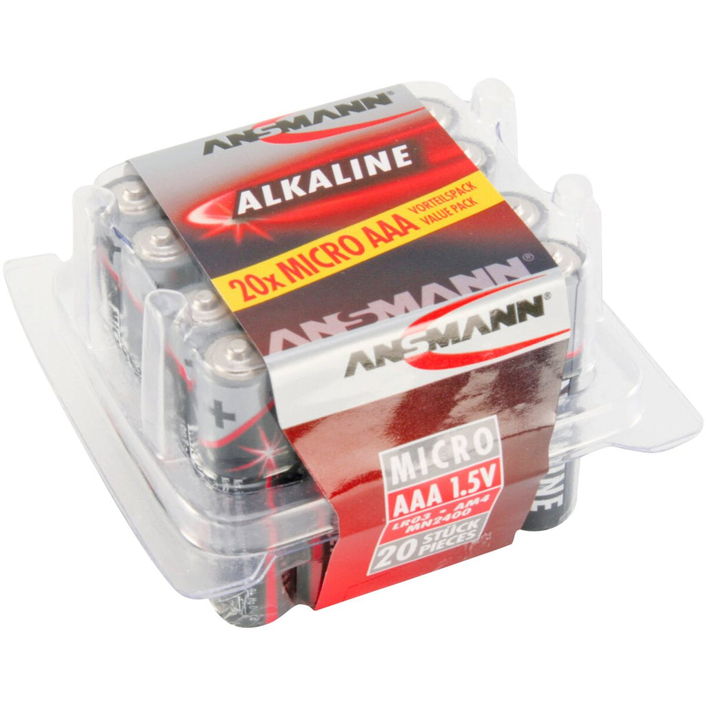 Ansmann Battery Alkaline Micro AAA 20 pieces