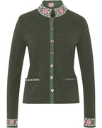 Reitmayer Cardigan with jacquard pattern (Blue)