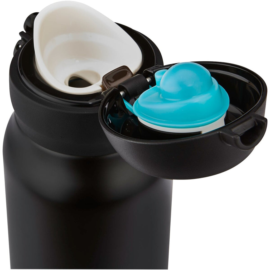 Thermos Ultralight insulated drinking bottle (Matt black, 0.75 l, H 25.7 cm, Ø 7.3 cm)