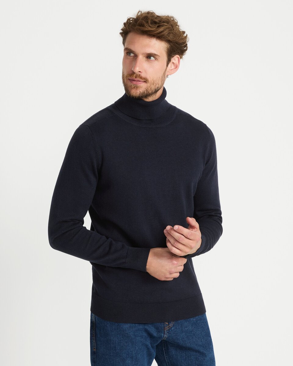 Highmoor Turtleneck sweater (Dark Navy)