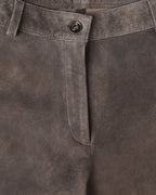 Reitmayer leather trousers (Gray-brown)