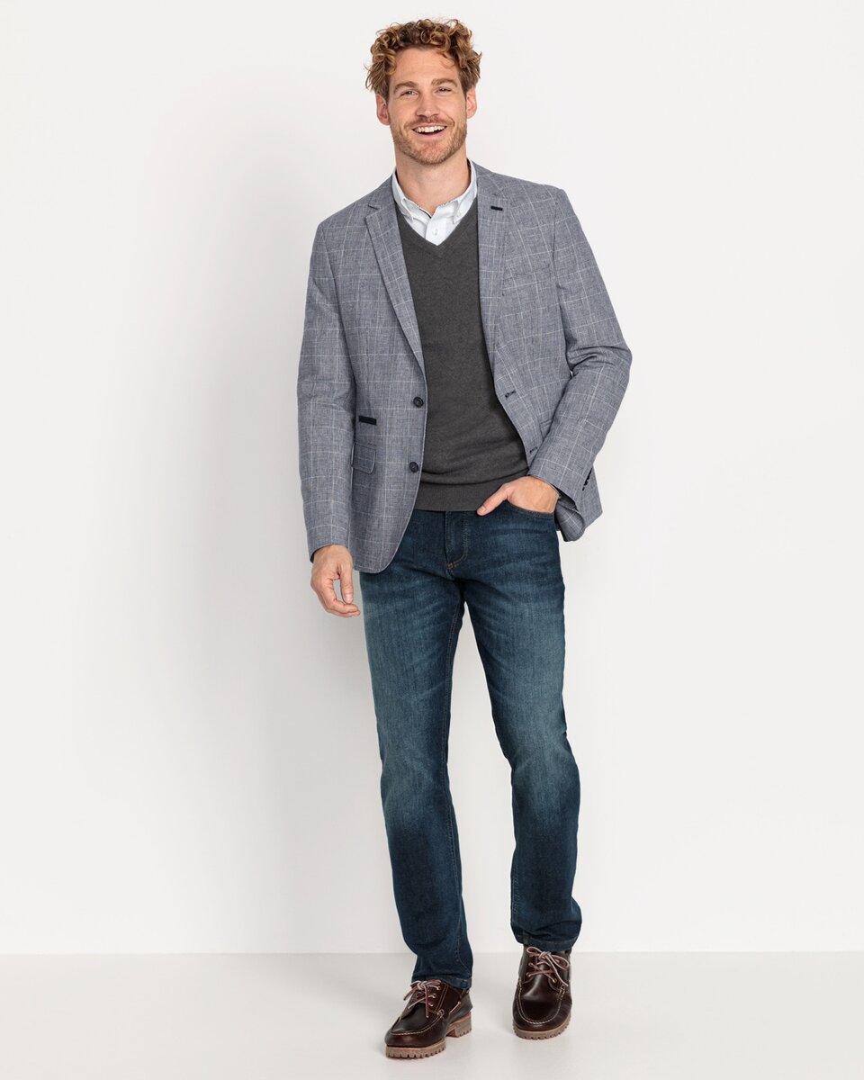 Highmoor Check jacket (Blue)
