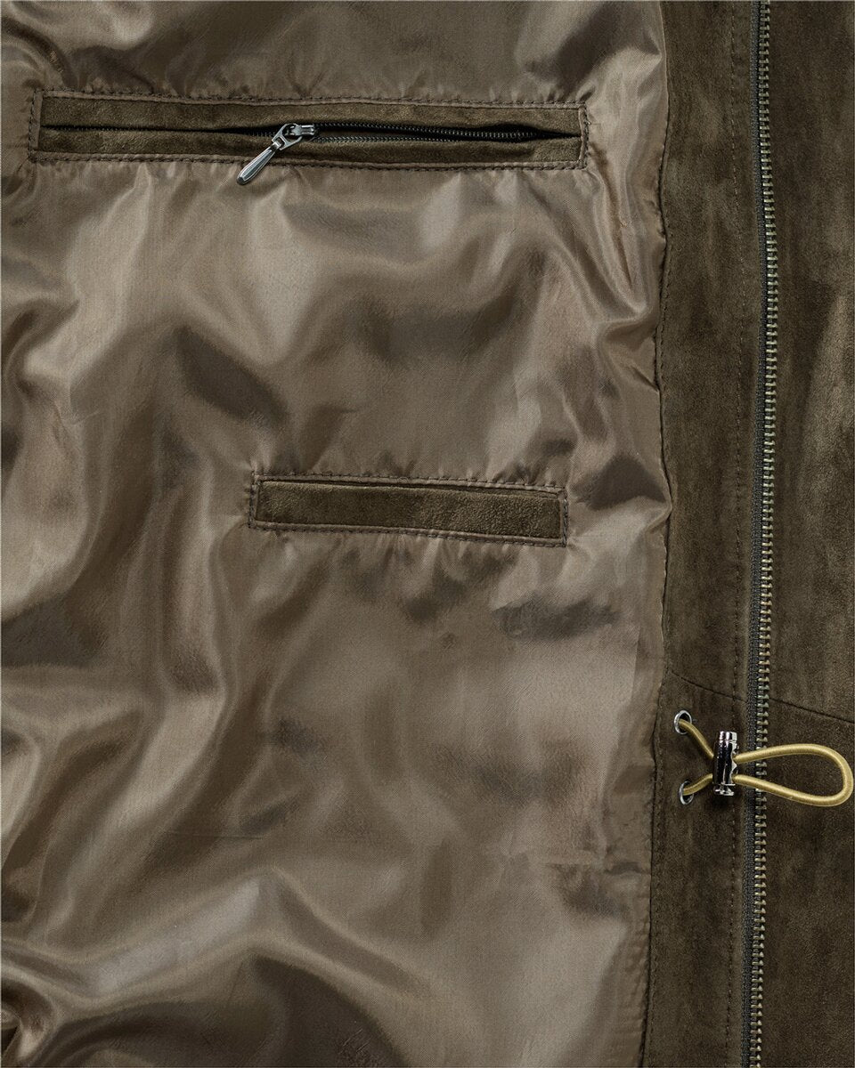Highmoor Leather field jacket (Olive)