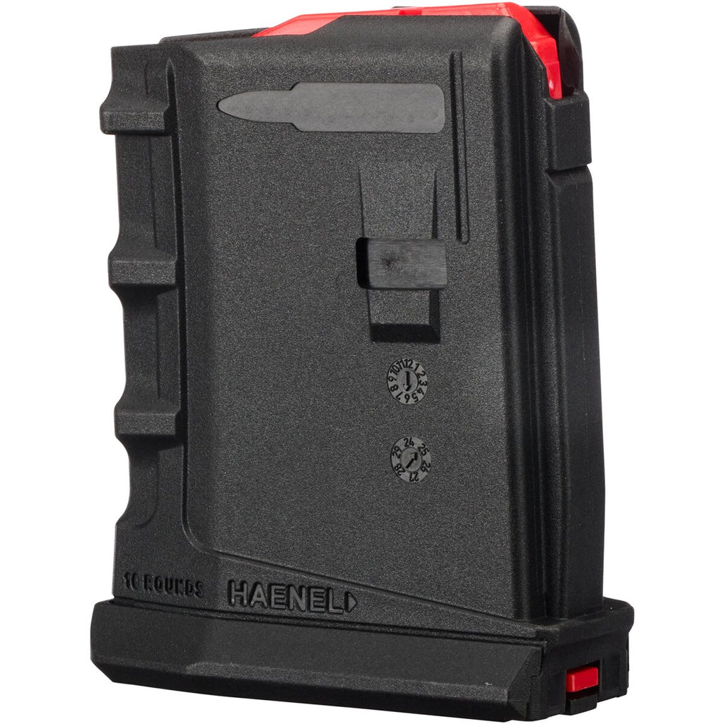Haenel Magazine for CR 223 AR15 for 10 cartridges (Red feed)