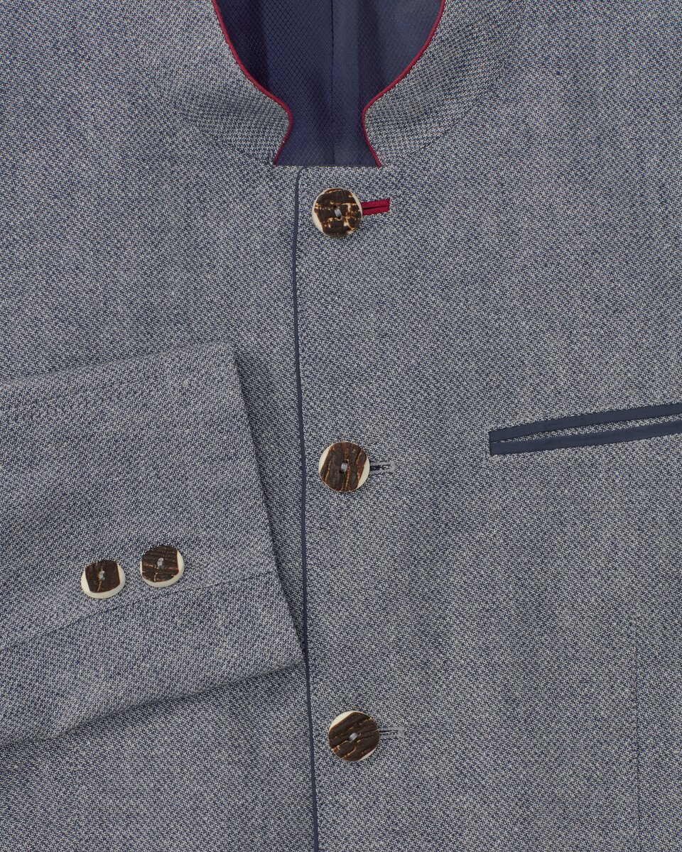 Reitmayer Jacket with embroidery (Grey/Blue)