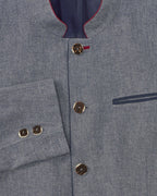 Reitmayer Jacket with embroidery (Grey/Blue)