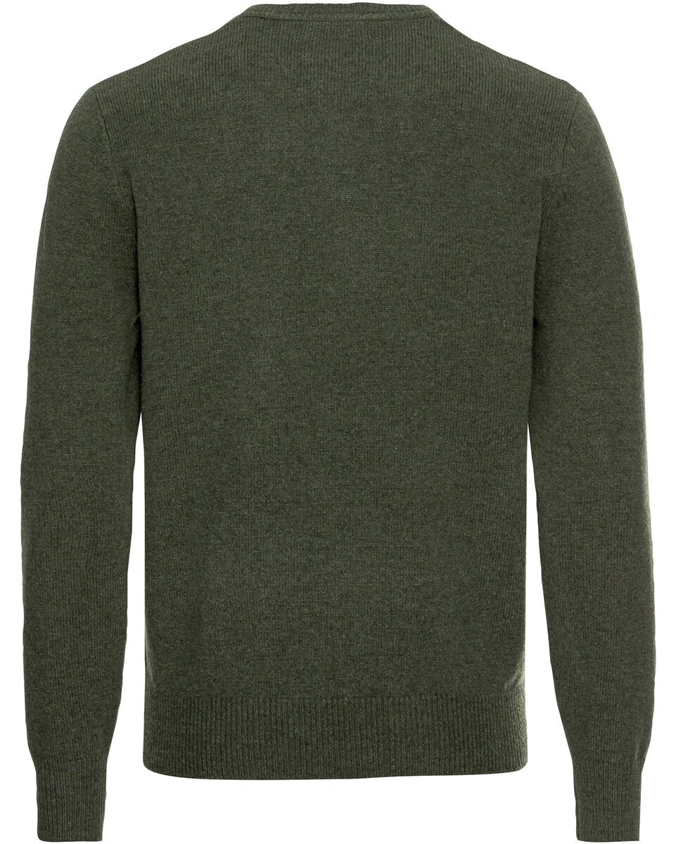 Highmoor V sweater (Olive)