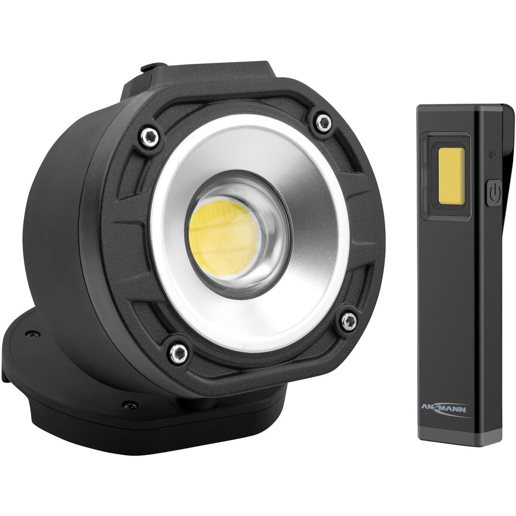 Ansmann Set - FL1100R spotlight & mini booster