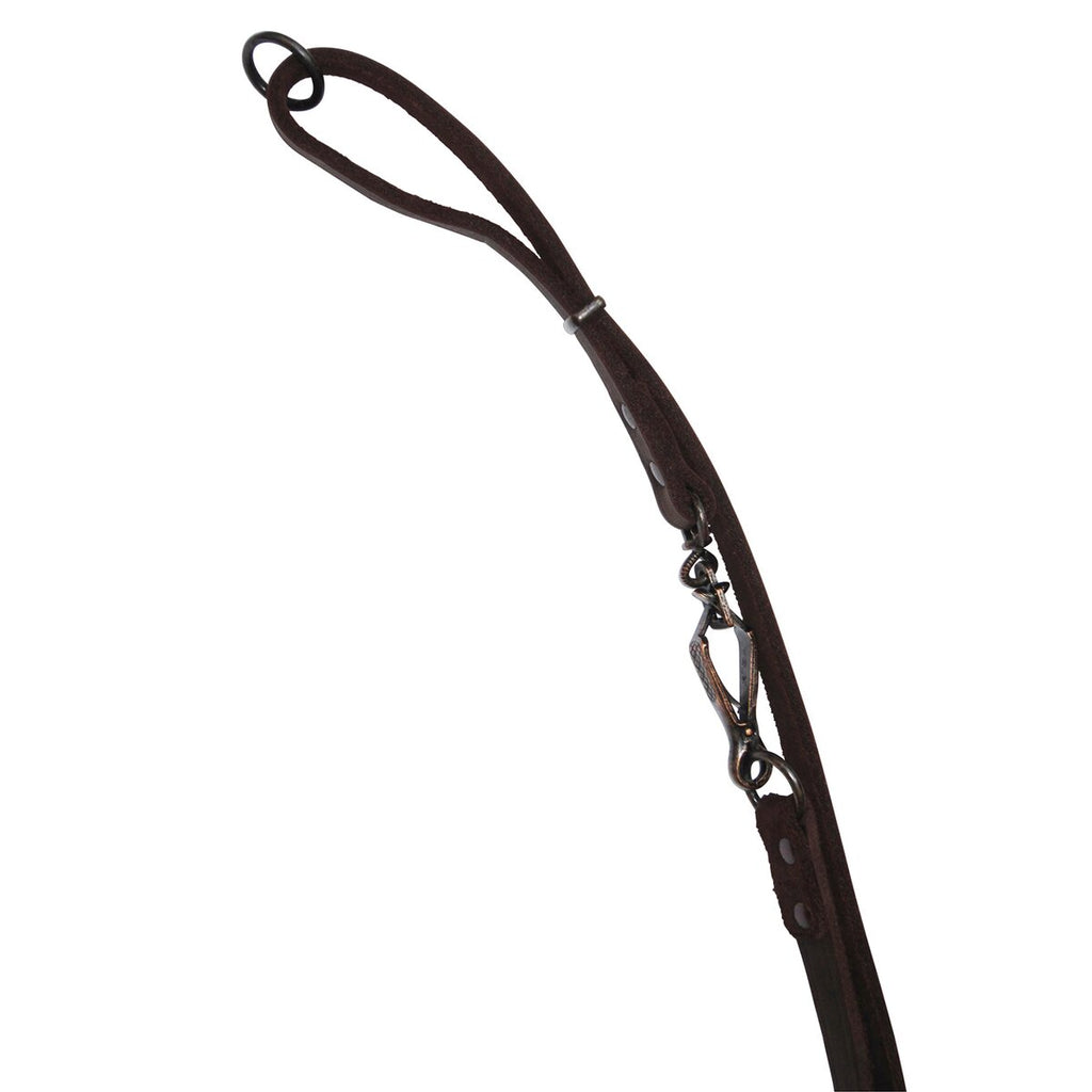 Heim Leash – with normal collar (Leather 55 cm brown. Width 20 mm)