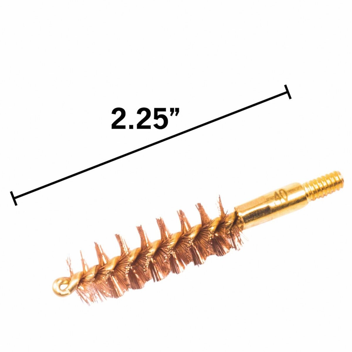 BREAKTHROUGH® Phosphor bronze cleaning brush (.40 / 10 mm – thread 8-32")