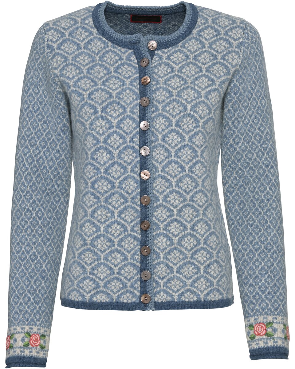 Reitmayer Jacquard cardigan (Green)