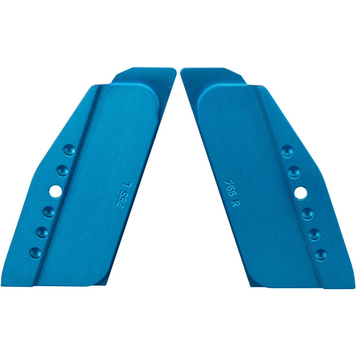Pro Tuning Handle scales for Shadow I and Taipan, short (Aluminum blue)