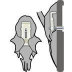 EUROHUNT Horn clips (Dear head, 5-pack)