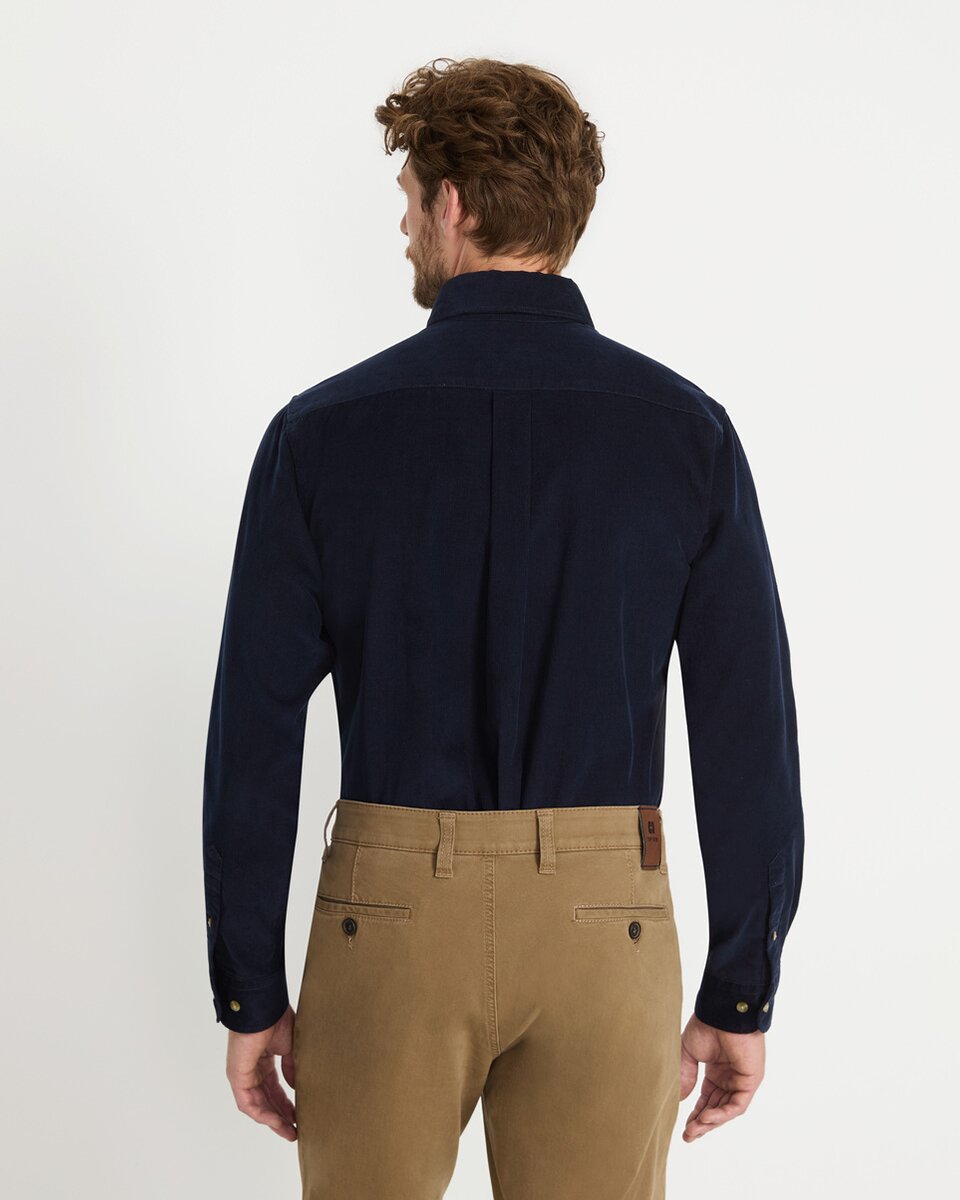 Reitmayer Fine corduroy shirt (Dark blue)