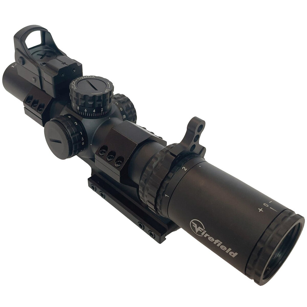 Firefield Kommando Kit RapidStrike 1-6x24 & Impact Mini Red Dot Sight (Absehen Circle Dot)