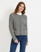 Reitmayer Cardigan with back pleat (Gray)