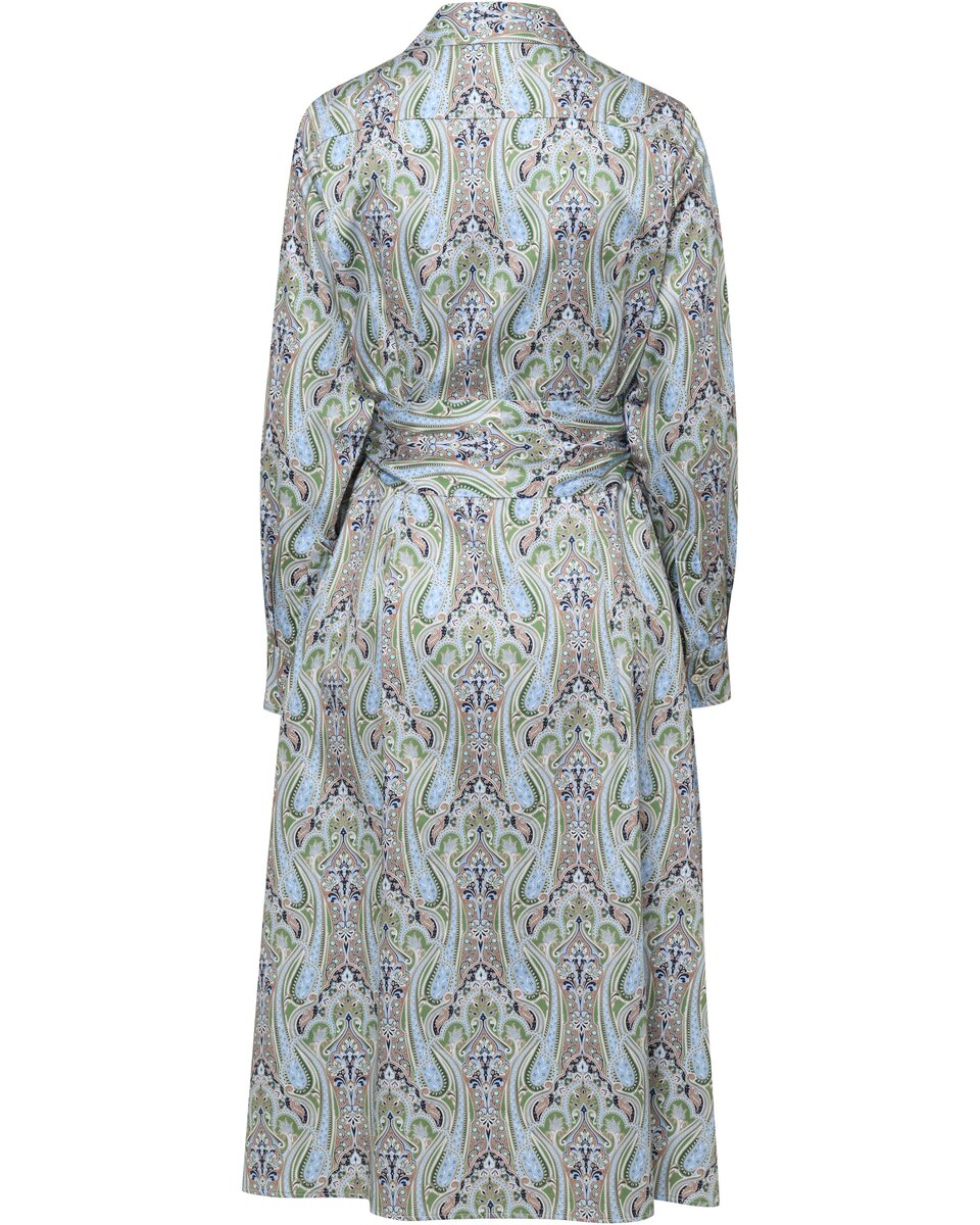 Платье Highmoor Paisley (синее/зеленое/бежевое)