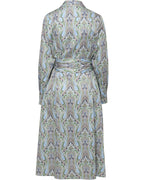 Highmoor Paisley dress (Blue/Green/Beige)