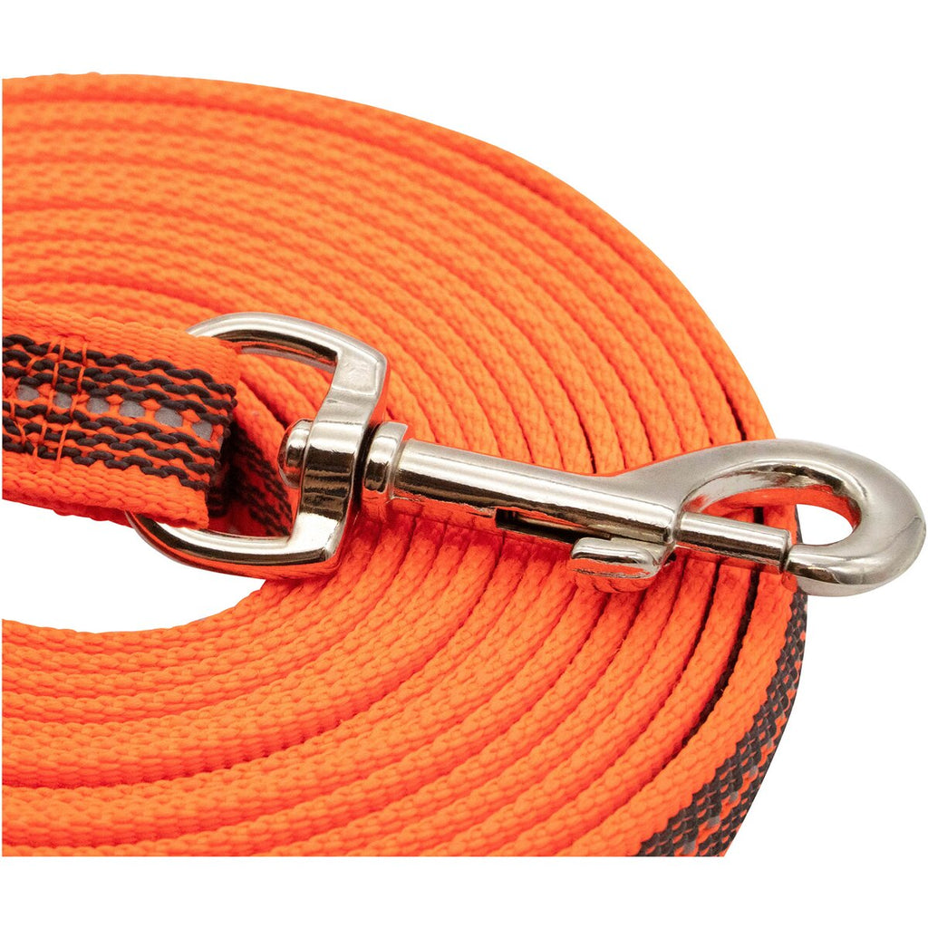 Sprenger Rubberized dog leash without hand strap (Signal yellow – length 1 m)