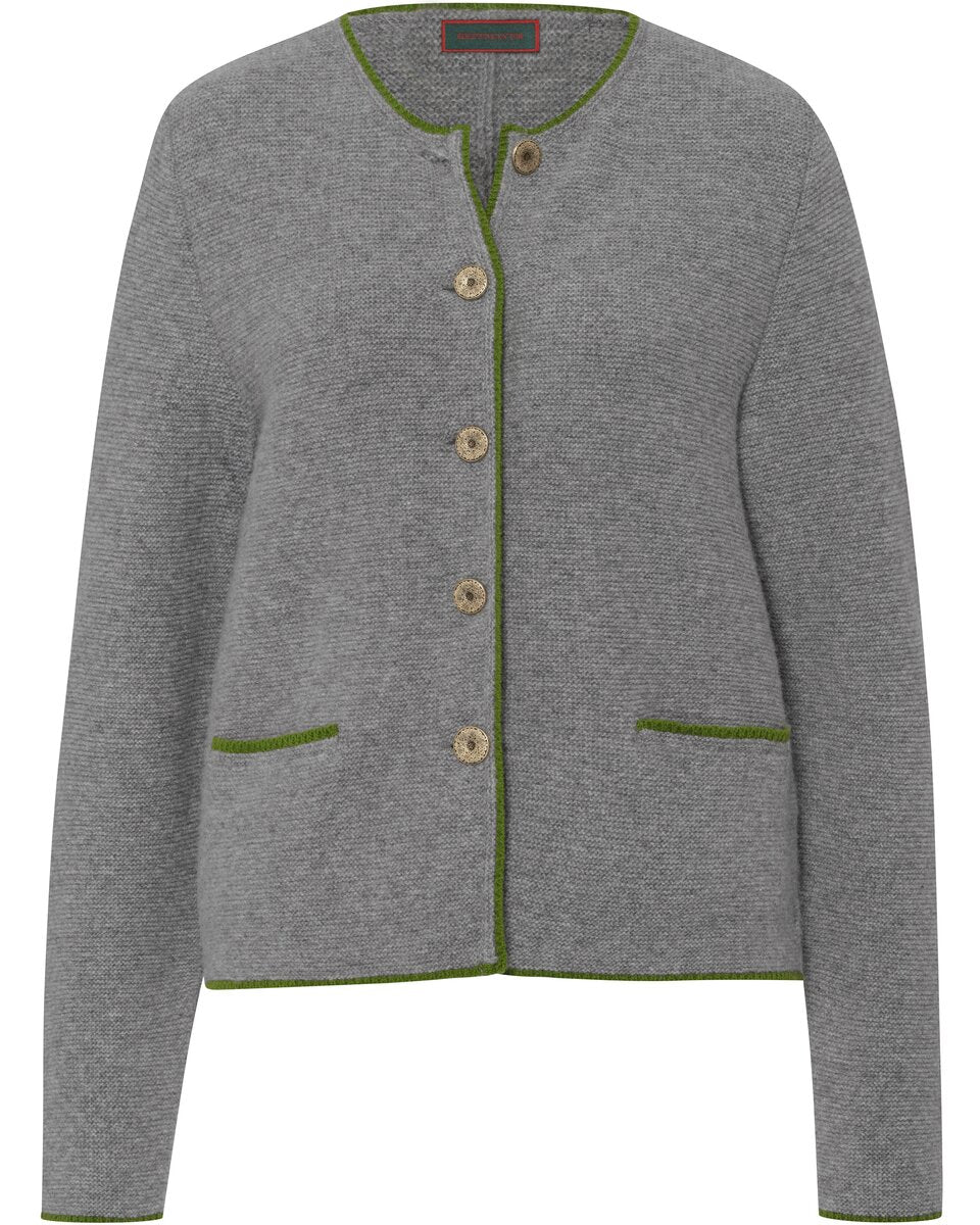 Reitmayer Cardigan with back pleat (Gray)