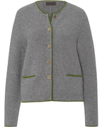Reitmayer Cardigan with back pleat (Gray)