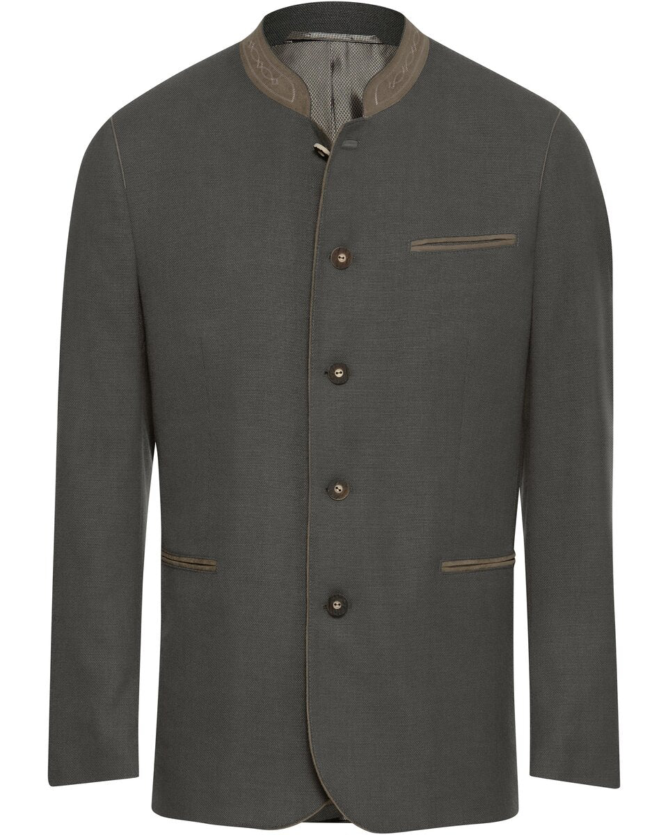Luis Steindl Jacket with piped pockets (Olive)