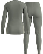 Odlo Women's underwear set Active Warm Eco (Green)