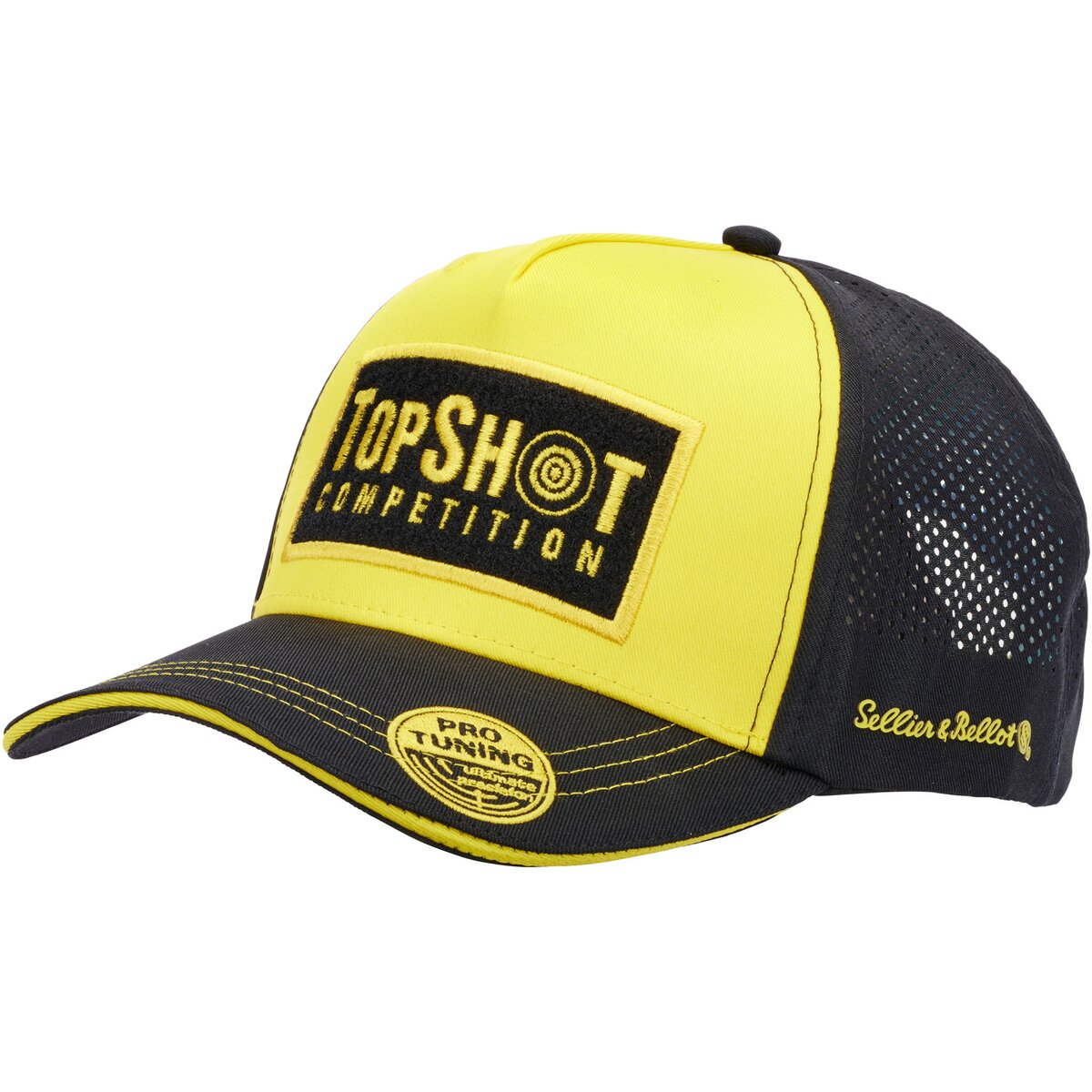 TOPSHOT Competition Mesh cap (Black yellow)