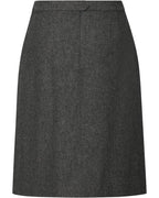 Highmoor Short skirt with pleats (Gray melange)