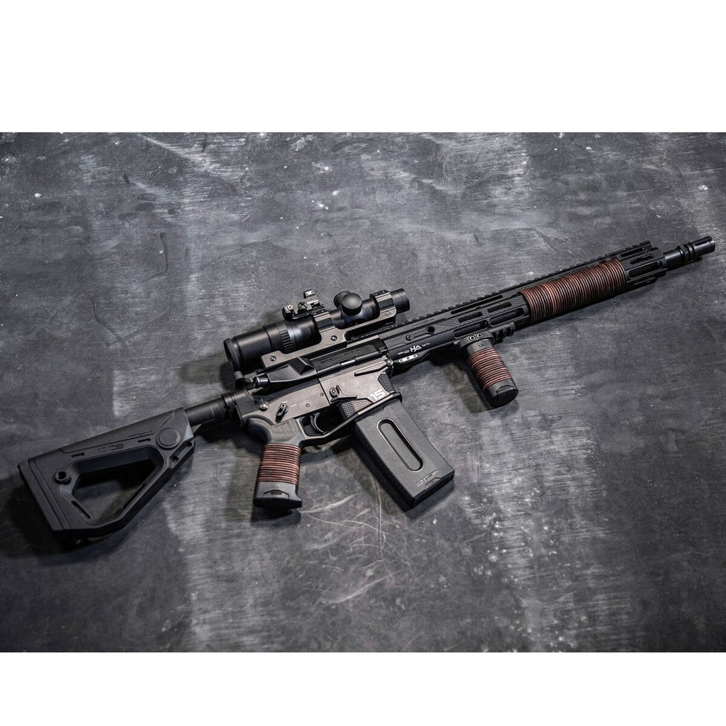 Hera Arms Pistol Grip AR15 Leather Grip (Brown)