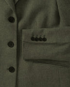 Highmoor Tweed frock coat (Olive-brown)