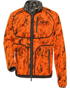 Parforce Reversible fleece jacket greenSphere® Signal (Olive/signal orange)