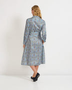 Highmoor Paisley dress (Blue/Green/Beige)