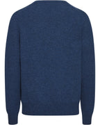 Highmoor Round neck sweater (Blue melange)