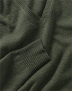 Highmoor V sweater (Olive)
