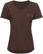 Parforce Women's set of 2 T-shirts Heartbeat (Brown/olive)