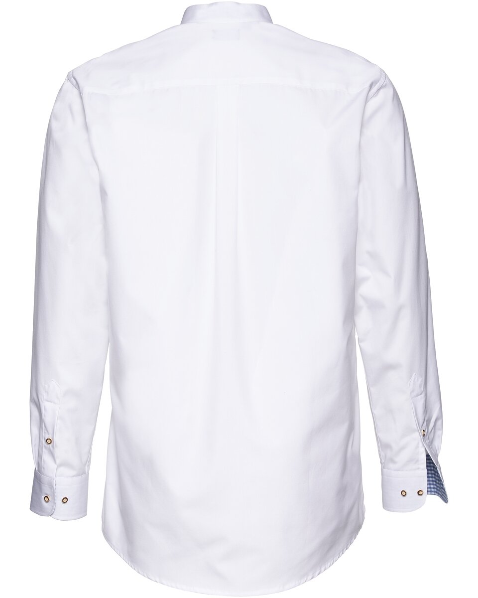 Luis Steindl Stand-up collar shirt (White)