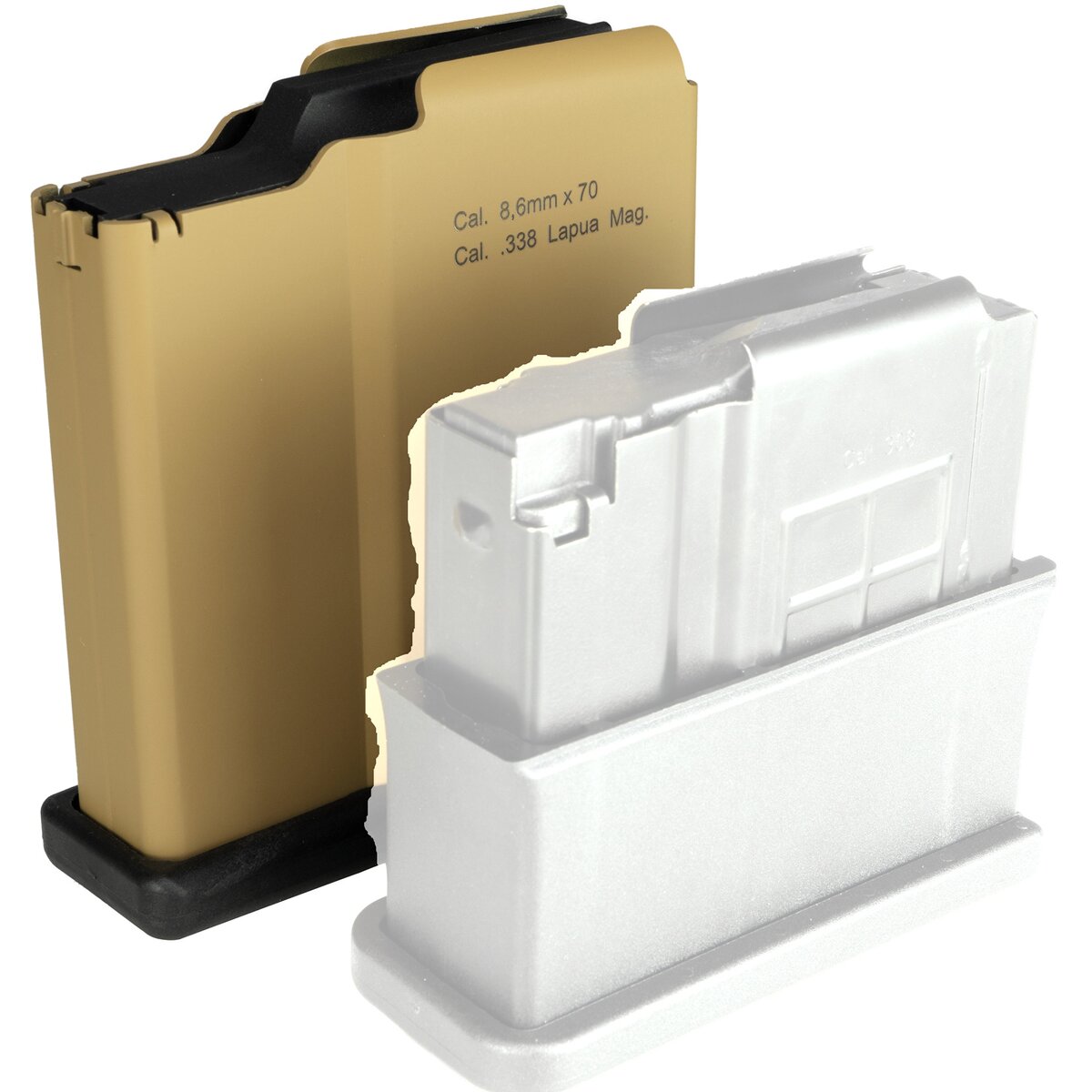 Haenel Magazine for Haenel RS8, RS9 or HLR (For caliber .338 Lapua Mag.)