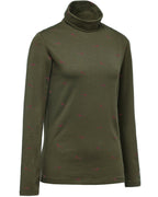 Parforce Women's turtleneck shirt Pheasant (Olive/Bordeaux Pheasant)